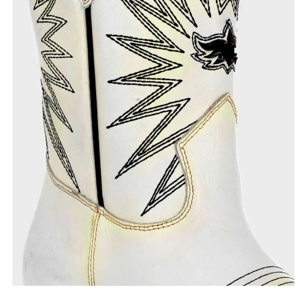 Mezcalero mezcal white cowboy boots size 8.5 - Picture 5 of 14